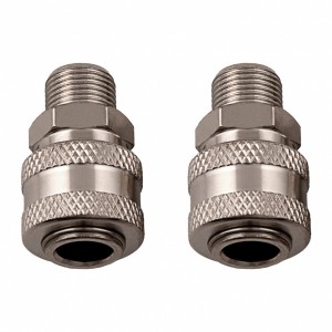 Муфта универс. быстросъемная ("мама"), внешн. резьба 3/8, 2 шт, Stels