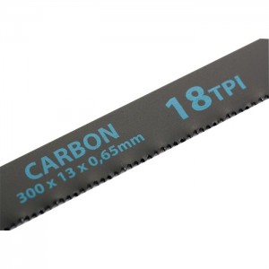 Полотно ножовочное по металлу 300мм, 18TPI (2шт), Carbon, Gross