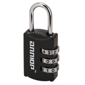 Замок навесной черный кодовый d=3мм АЛЛЮР ВС1К-22/3 (HA816