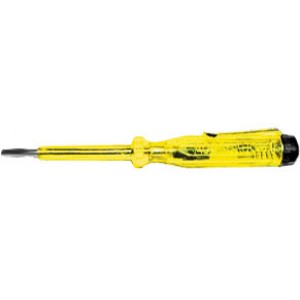 Отвертка индикатор 100-500В, 140мм, желтая ручка