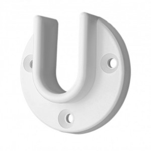 Штангодержатель для дерев.штанги, пласт.белый