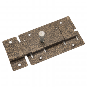 Засов дверной ЗД-02 антик бронза плоский Киров Секрет