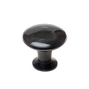 Ручка-кнопка мебельная, 14.32.06, черная