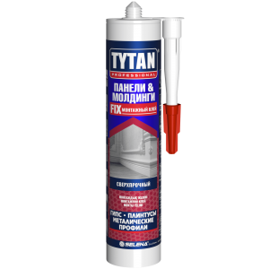 Клей каучуковый монтажный Панели/Молдинги бежевый Tytan Professional 310мл