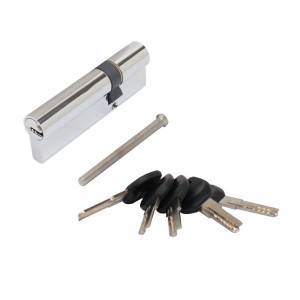 Цилиндровый механизм АЛЛЮР HD F 90-5К CP (30x60) хром перф.кл