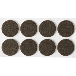 Накладка на мебельный ножки ф25мм, самокл., коричн.фетр (8шт)