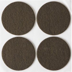 Накладка на мебельный ножки ф28мм, самокл., коричн.фетр (8шт)