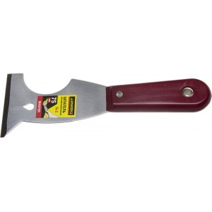 Шпатель многофункц пластиковая ручка 75 мм 10031