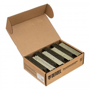 Гвозди для пнев.нейлера крашен 2,9х50 Denzel уп.2000шт.