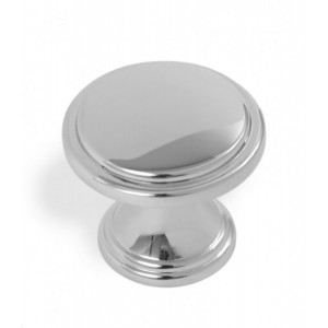 Ручка-кнопка мебельная, RC004, хром