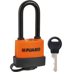Замок Fuaro (Фуаро) навесной PL-WEATHER-3640 LS 3 ключа (PL-3640 LS) удл. дужка, англ.