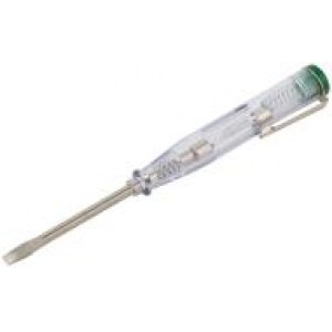 Отвертка индикатор 140мм, белая ручка