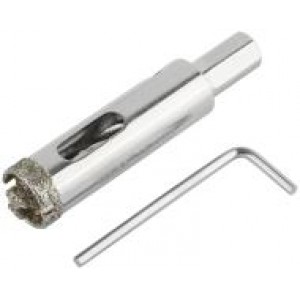 Коронка кольцевая по керамогр/камню/кафелю алмазная с центров.сверлом 14х65 мм