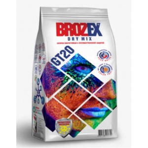 Затирка BROZEX GT20, 2,0 кг (ментол)