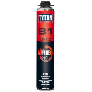 Пена профессиональная огнестойкая TYTAN Professional В1 750мл