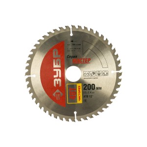 Диск пильный по дереву 200х32х48Т, ЧИСТОРЕЗ, ЗУБР Мастер