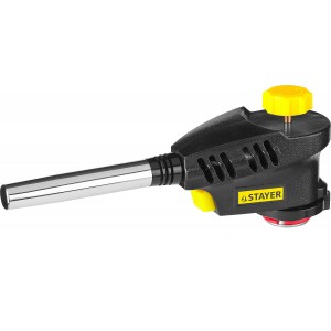 Горелка газовая с пьезоподжигом на баллон с цанговым соединением PG400