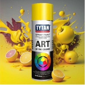 Краска аэрозольная TYTAN Professional желтая RAL 1018 400мл (12шт/уп)