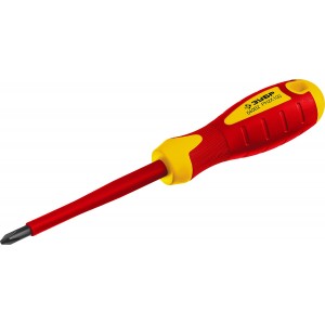 Отвертка PH 2х100мм, высоковольтная до ~1000В, Cr-V, ЗУБР Профи