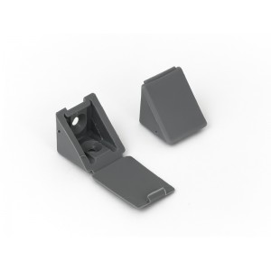 Уголок монтажный пласт., серый