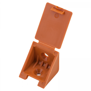 Уголок монтажный пласт., зимняя вишня