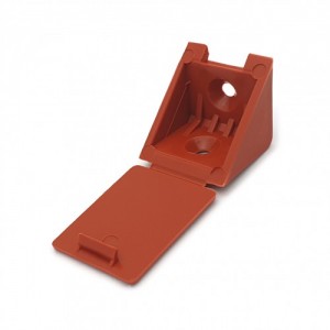 Уголок монтажный пласт., коньячная вишня