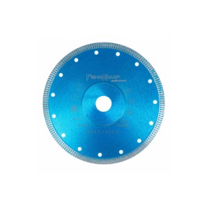 Диск алмазный отрезной ультратонкий 230х2,0х22,2-25,4мм, х-тип, гор.пресс сегм 10 мм, Ремоколор