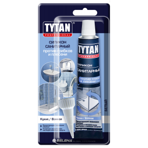 Герметик силиконовый санитарный белый Tytan Professional 85мл