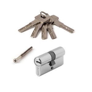 Цилиндров.механизм AVERS ZM-70-CR хром перф. кл/кл 5кл