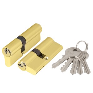 Цилиндров.механизм AX100/70мм(30+10+30)РВ(латунь)5кл