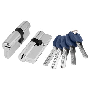 Цилиндров.механизм Z400/90мм(35+10+45)СР(хром)5кл