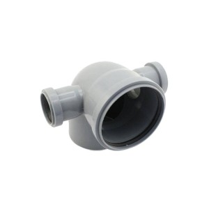 Отвод для внутр. кан. 110/90* с выходом на 50 (левый+правый)