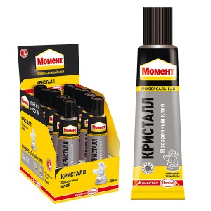 Клей "МОМЕНТ Кристалл" 30мл.